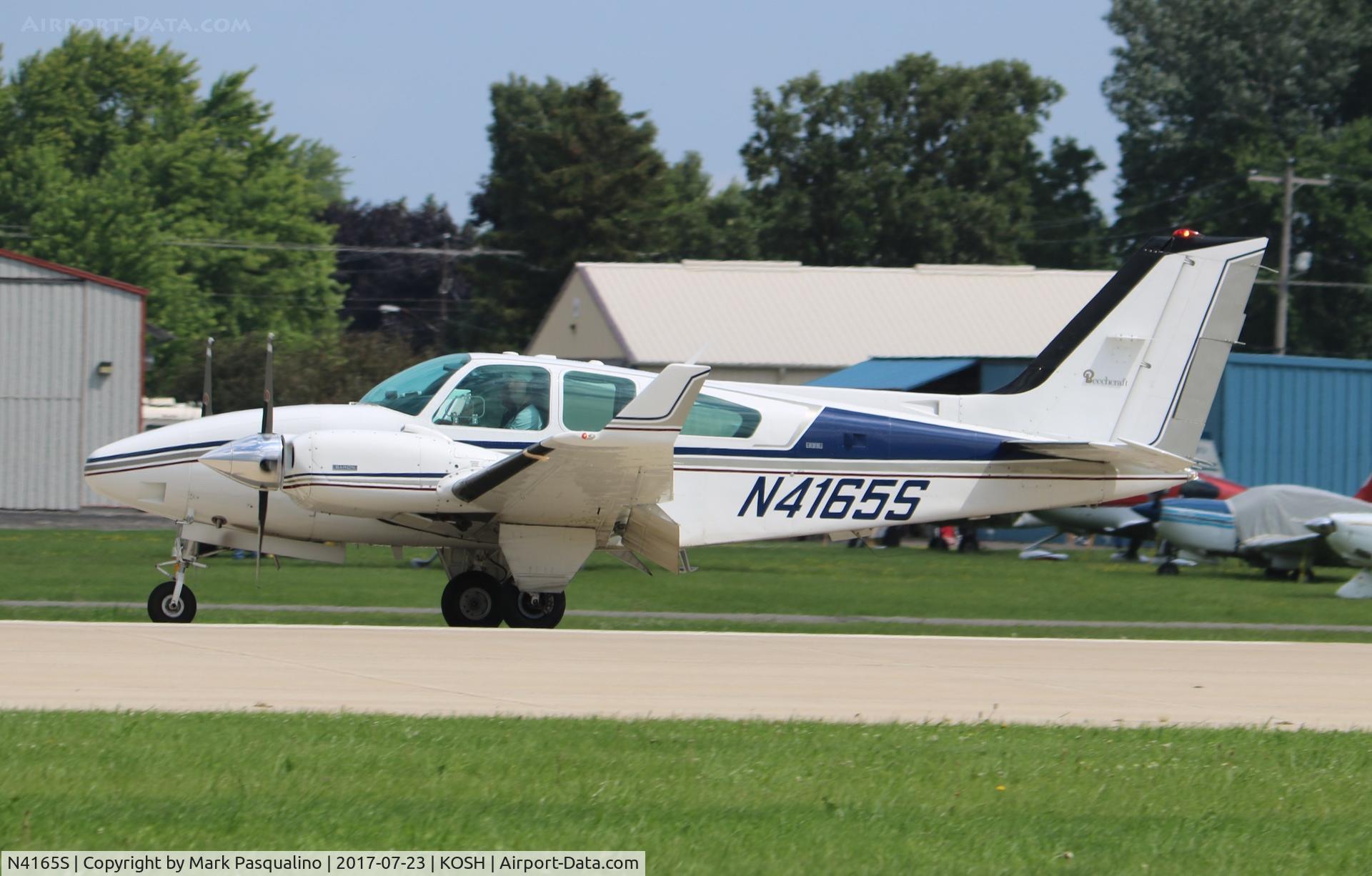 N4165S, 1975 Beech E-55 Baron C/N TE-1049, Beech E55