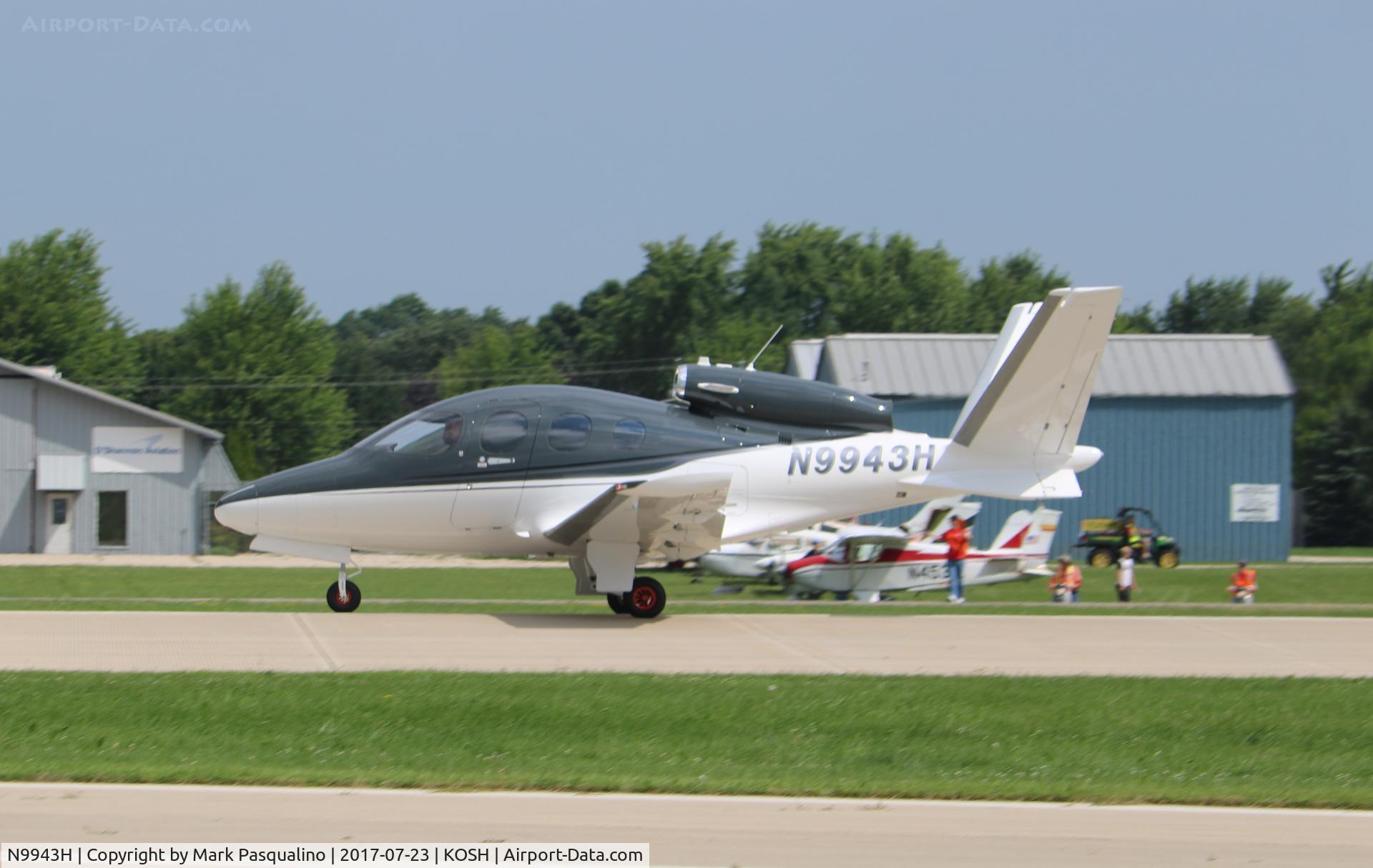 N9943H, 2016 Cirrus SF50 Vision C/N 0007, Cirrus SF50