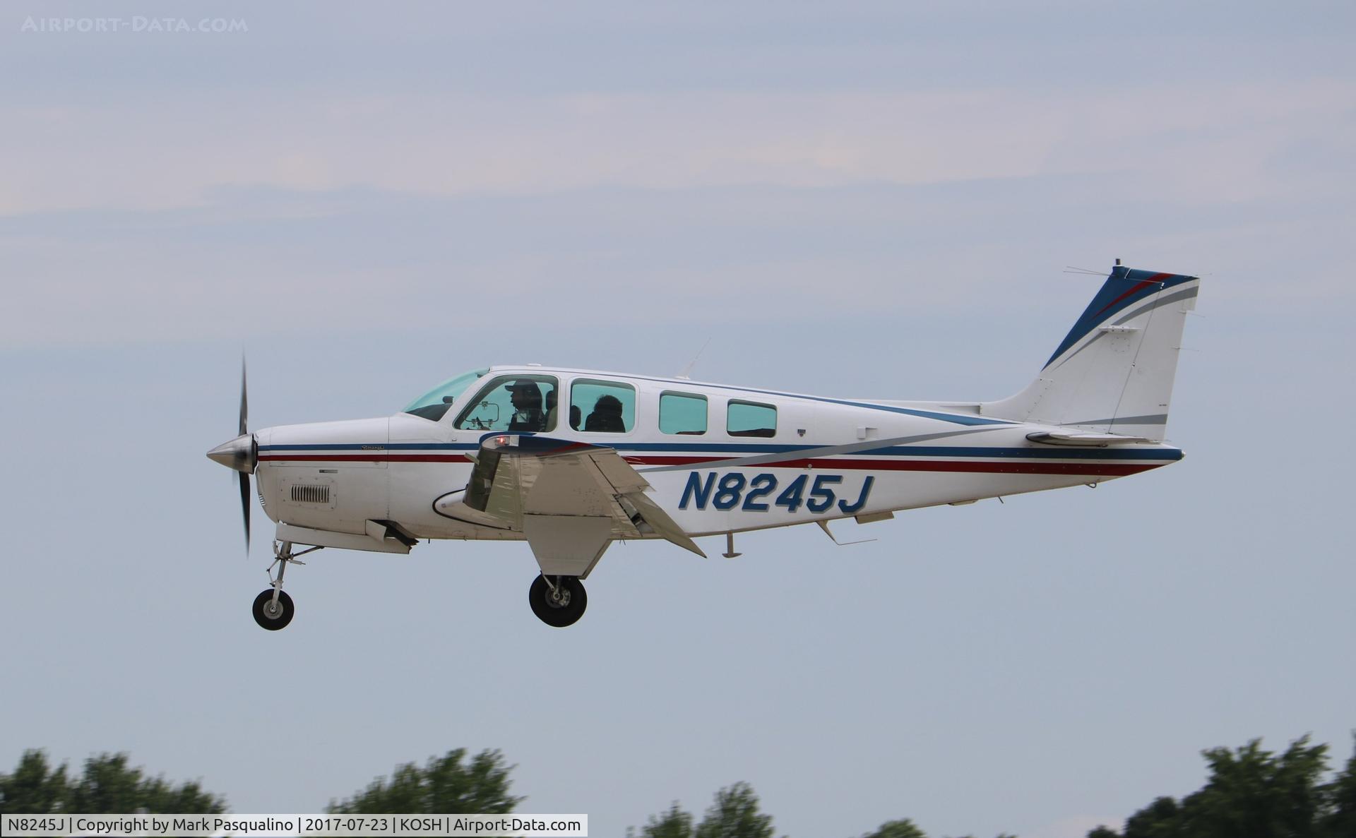 N8245J, 1991 Beech A36 Bonanza 36 C/N E-2650, Beech A36