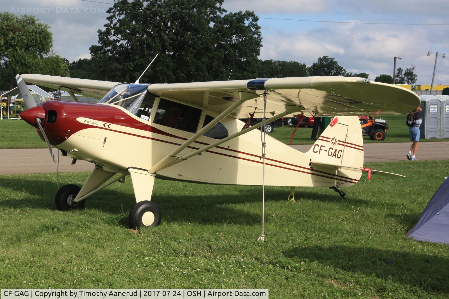 CF-GAG, 1950 Piper PA-20 Pacer C/N 20-213, 950 Piper PA-20, c/n: 20-213