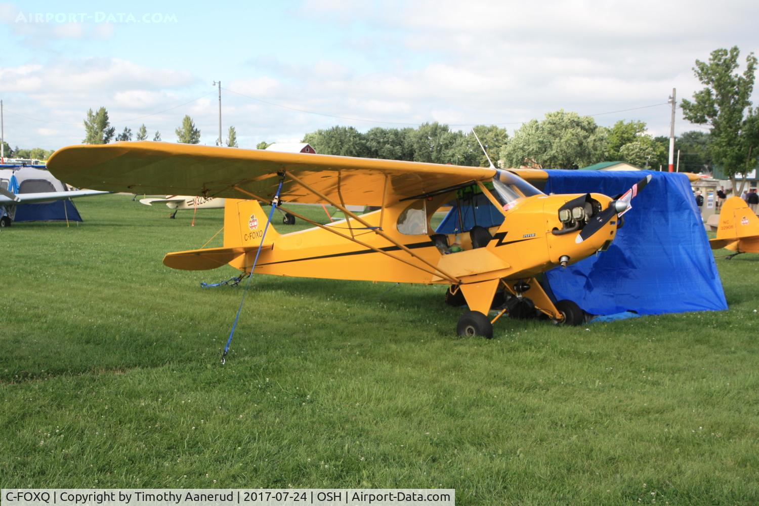C-FOXQ, 1942 Piper J3C-65 Cub Cub C/N 8255, 1942 Piper J3C-65 Cub, c/n: 8255