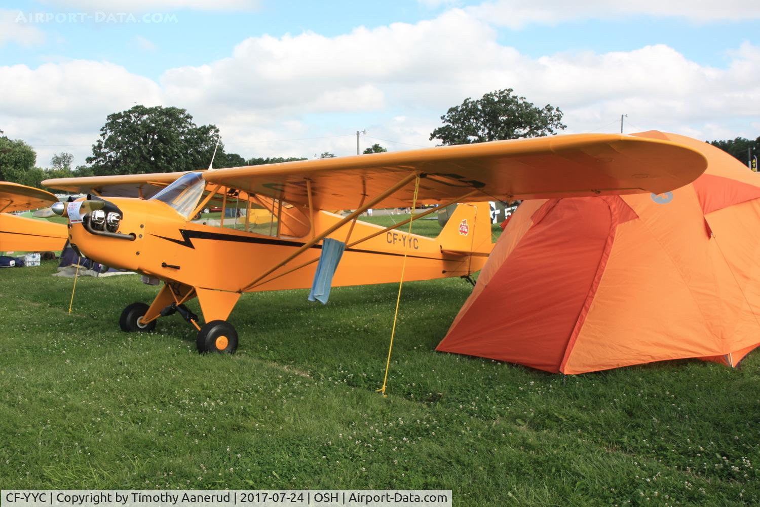 CF-YYC, 1946 Piper J3C-65 Cub Cub C/N 18884, 1946 Piper J3C-65, c/n: 18884