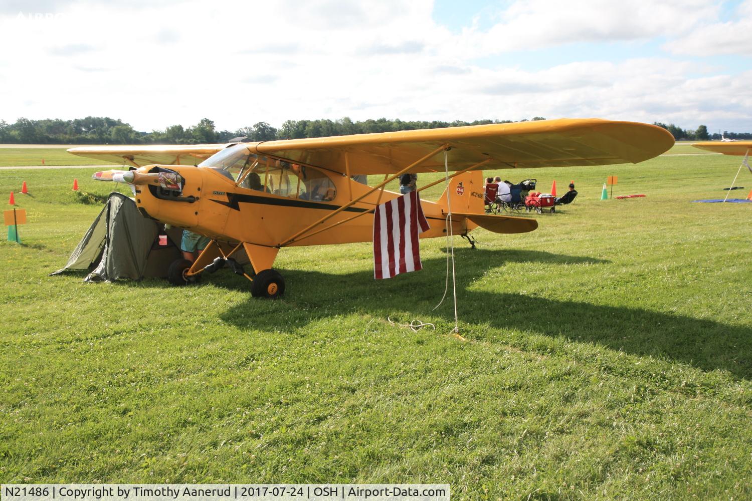 N21486, 1938 Piper J3F-60 C/N 2342, 1938 Piper J3F-60, c/n: 2342