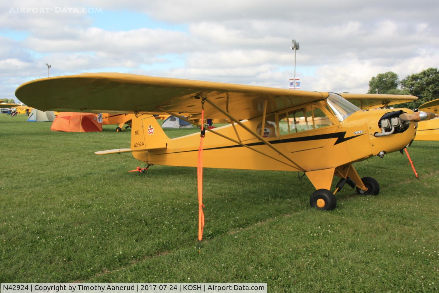 N42924, 1945 Piper J3C-65 Cub Cub C/N 15273, 1945 Piper J3C-65, c/n: 15273