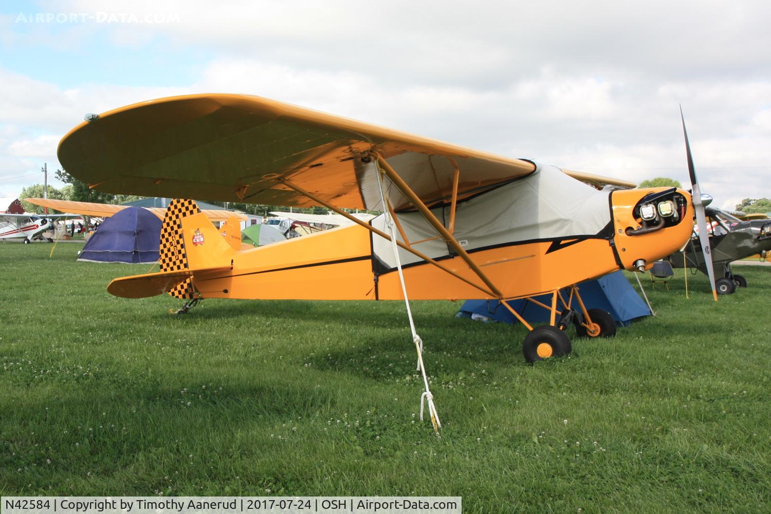 N42584, 1945 Piper J3C-65 Cub Cub C/N 14865, 1945 Piper J3C-65, c/n: 14865
