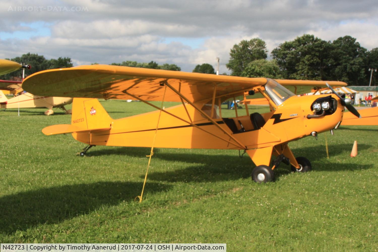 N42723, 1945 Piper J3C-65 Cub C/N 15021, 1945 Piper J3C-65, c/n: 15021