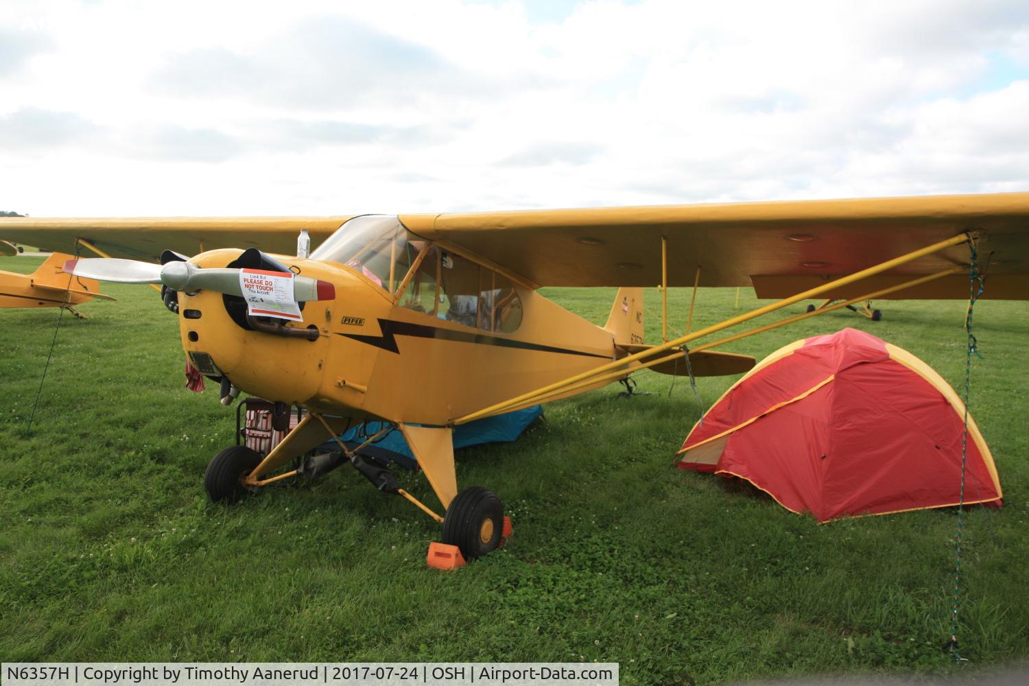N6357H, 1946 Piper J3C-65 Cub C/N 19536, 1946 Piper J3C-65, c/n: 19536