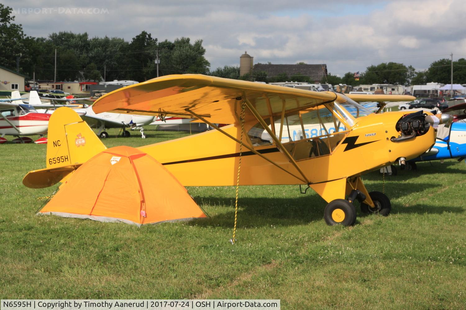N6595H, 1946 Piper J3C-65 Cub C/N 19786, 1946 Piper J3C-65, c/n: 19786