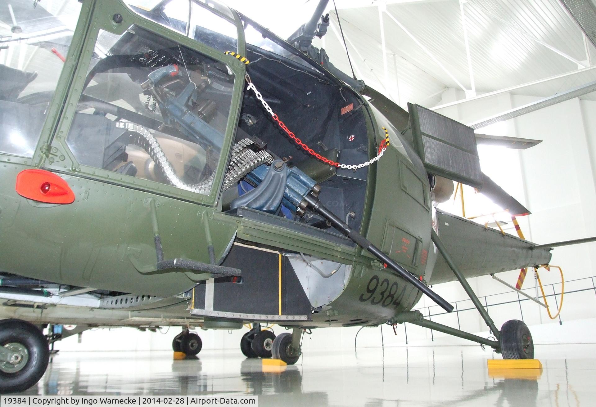 19384, Sud Aviation SE-3160 Alouette III C/N 1855, Sud-Est SE.3160 Alouette III gunship at the Museu do Ar, Sintra