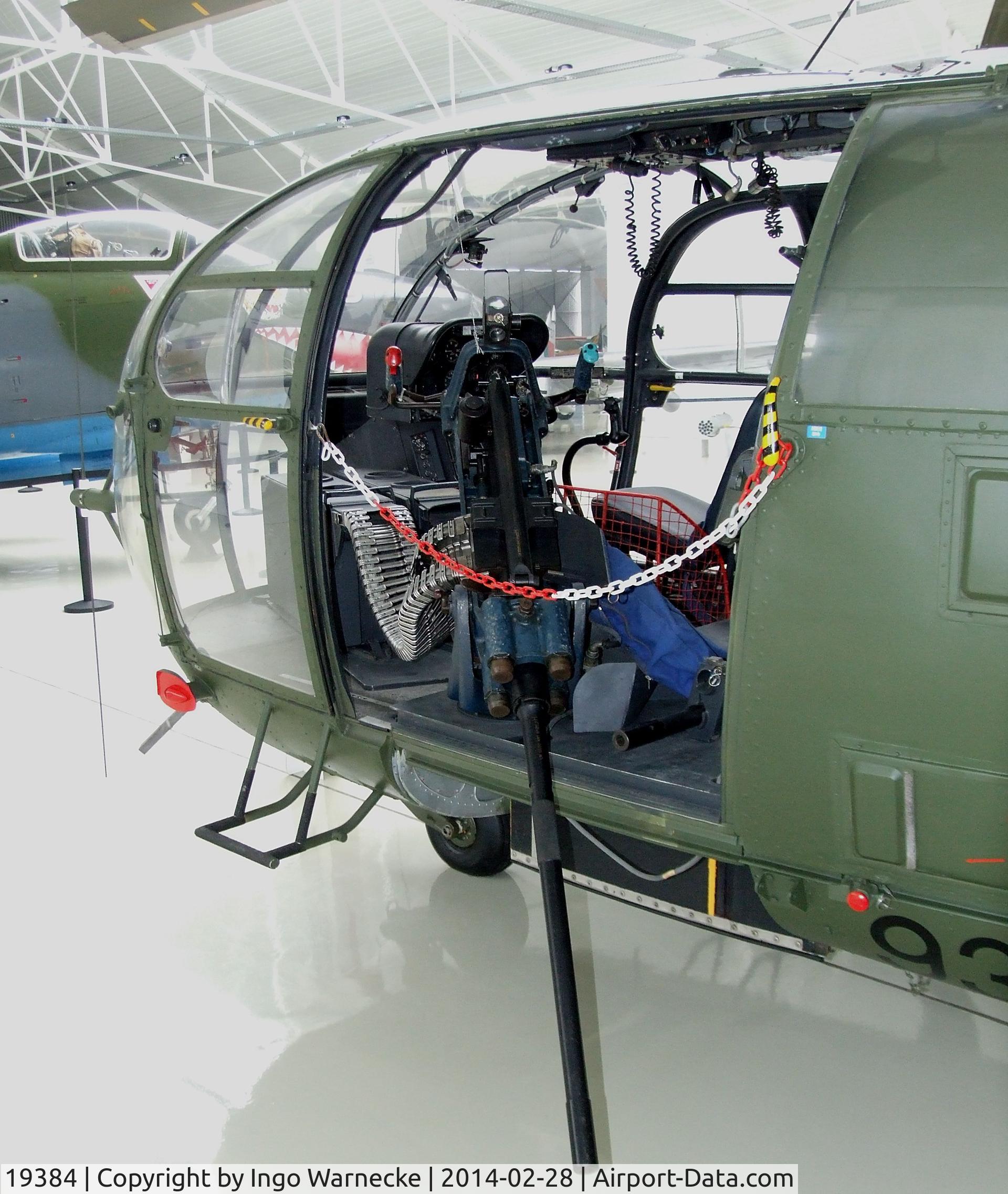19384, Sud Aviation SE-3160 Alouette III C/N 1855, Sud-Est SE.3160 Alouette III gunship at the Museu do Ar, Sintra