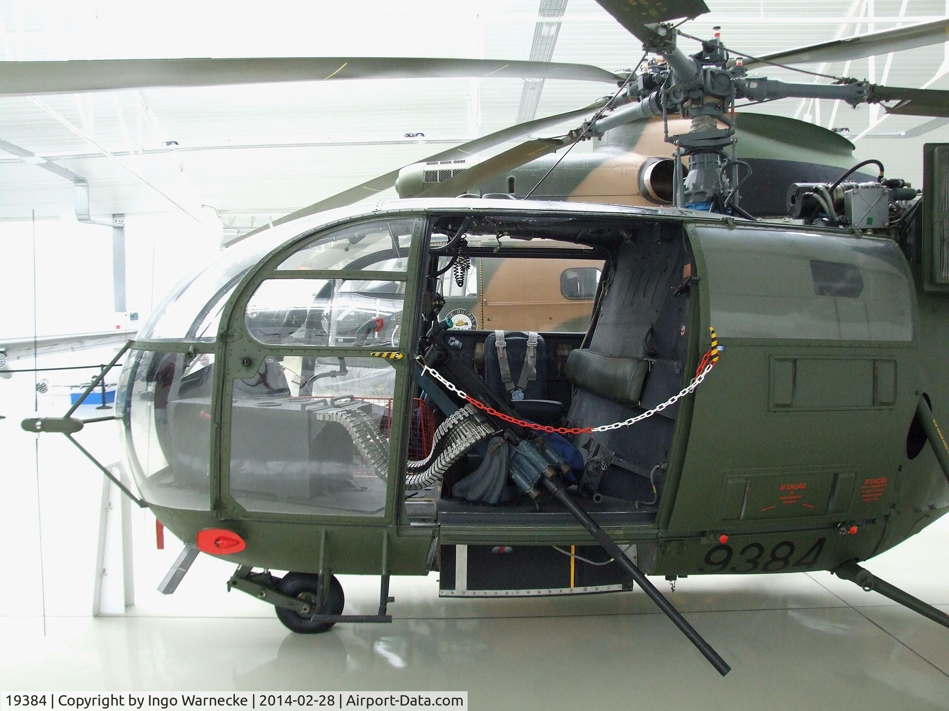 19384, Sud Aviation SE-3160 Alouette III C/N 1855, Sud-Est SE.3160 Alouette III gunship at the Museu do Ar, Sintra