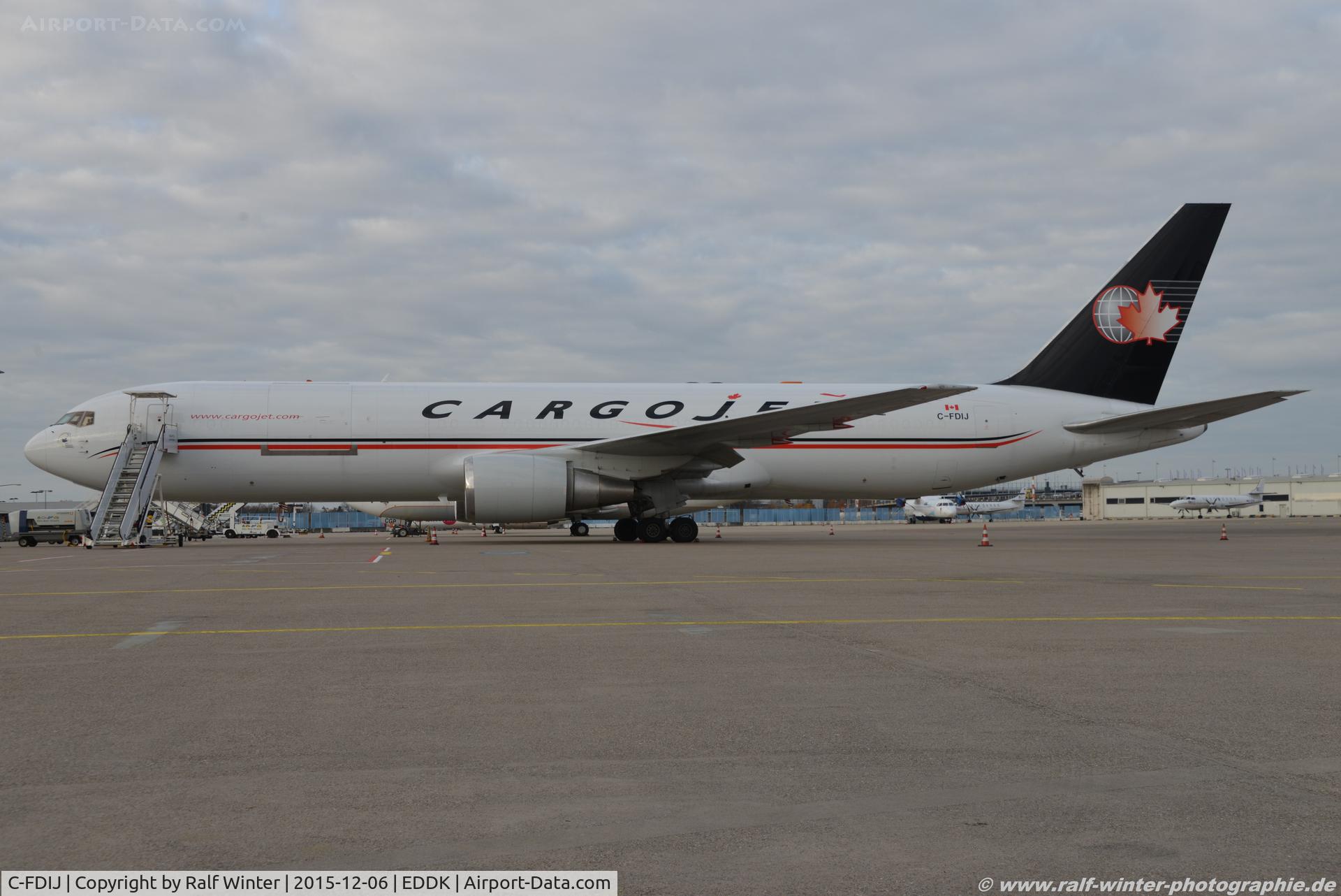 C-FDIJ, 1993 Boeing 767-39H C/N 26257, Boeing 767-39HER-BDSF - W8 CJT Cargojet Airways - 26257 - C-FDIJ - 06.12.2015 - CGN