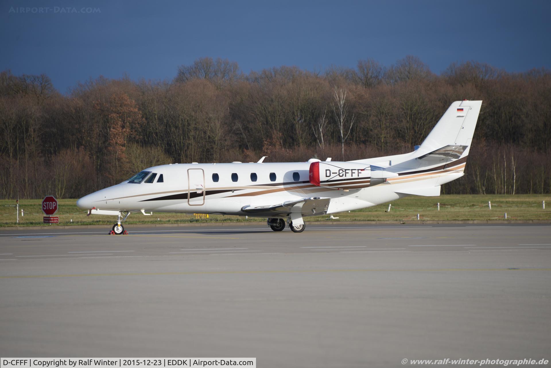D-CFFF, 2006 Cessna 560XLS Citation Excel C/N 560-5634, Cessna 560XL Citation XLS+ Exel - DCS DC-Aviation - 560-6170 - D-CFFF - 23.12.2015 - CGN