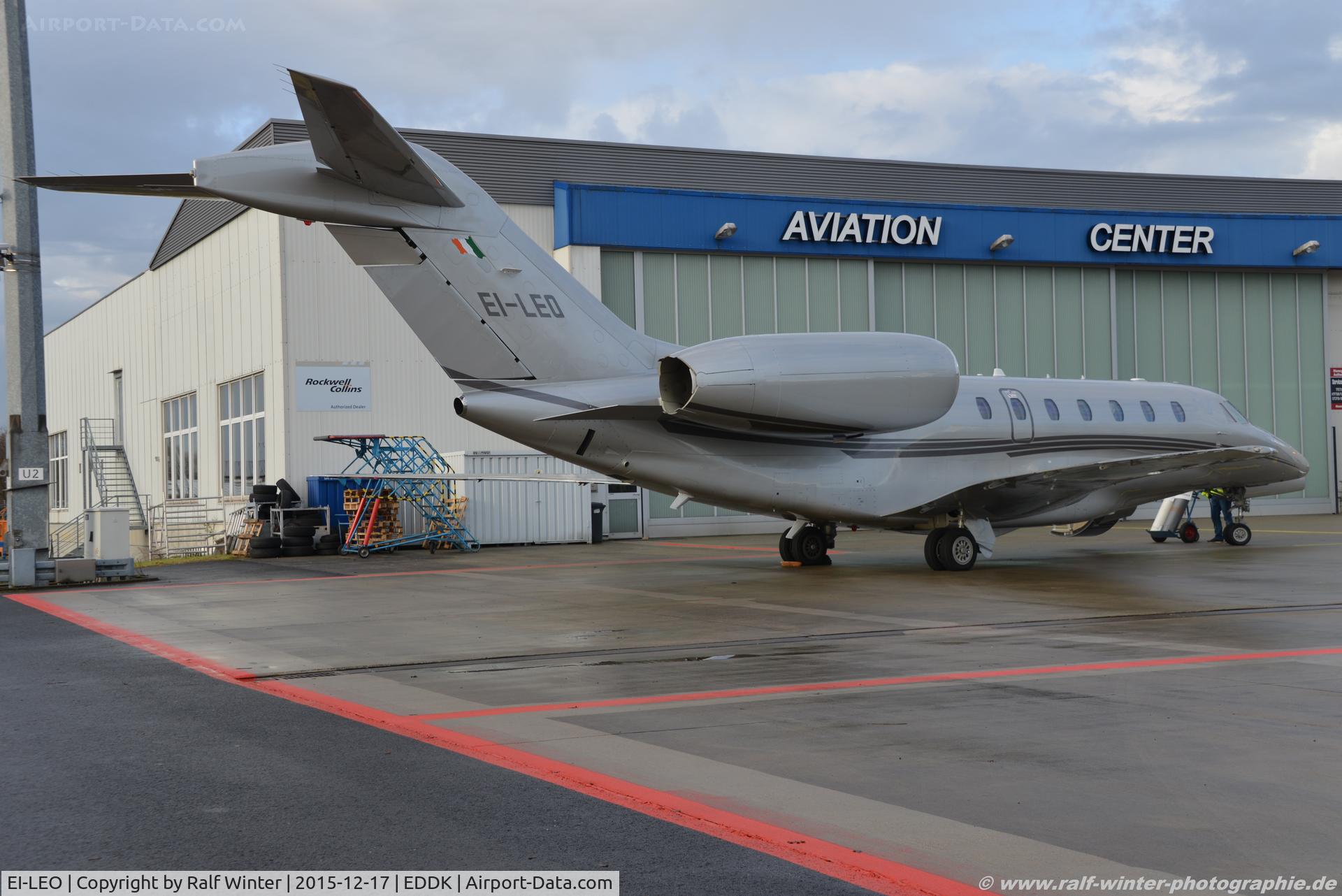 EI-LEO, 2004 Cessna 750 Citation X Citation X C/N 750-0232, Cessna 750 Citation X - FA HYR Airlink Airways - 750-0232 - EI-LEO - 17.12.2015 - CGN