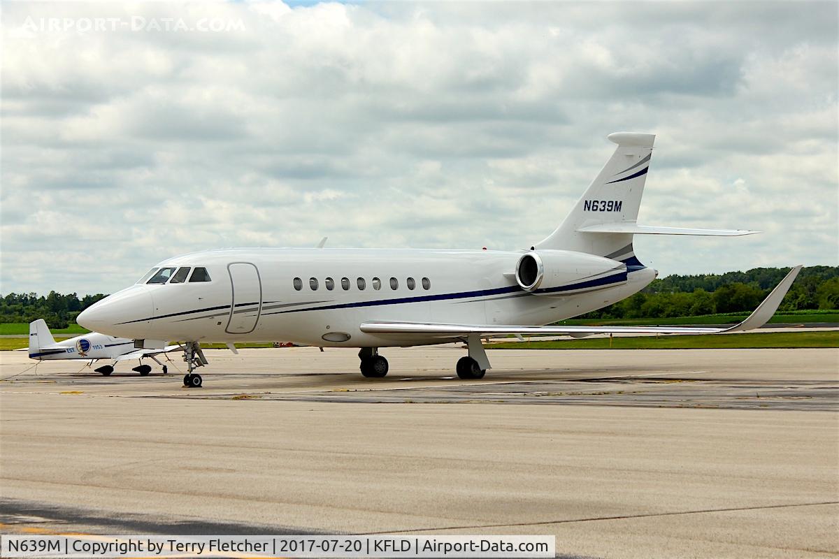 N639M, 2015 Dassault Falcon 2000S C/N 733, At Fond du Lac