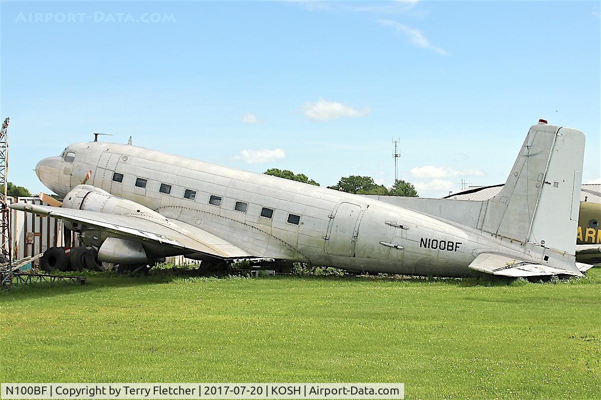 N100BF, Douglas C-117D C/N 50796, In Baslers yard at Oshkosh