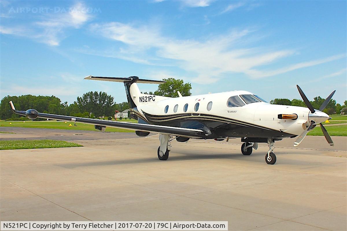 N521PC, 2003 Pilatus PC-12/45 C/N 521, At Brennand Airport