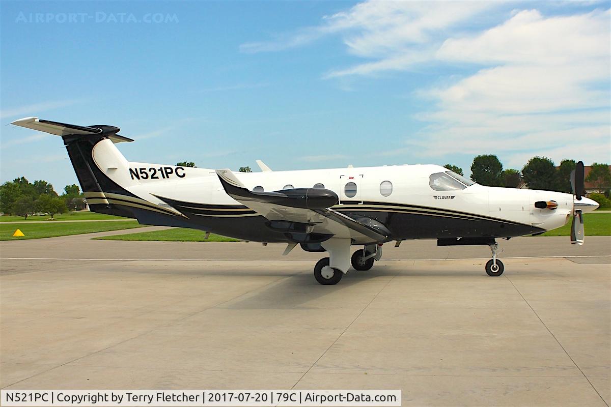 N521PC, 2003 Pilatus PC-12/45 C/N 521, At Brennand Airport