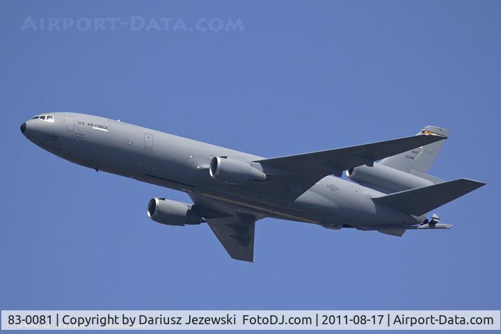 83-0081, 1983 McDonnell Douglas KC-10A Extender C/N 48222, KC-10A Extender 83-0081 from 514th AMW 305th AMW McGuire AFB, NJ