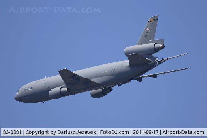 83-0081, 1983 McDonnell Douglas KC-10A Extender C/N 48222, KC-10A Extender 83-0081 from 514th AMW 305th AMW McGuire AFB, N