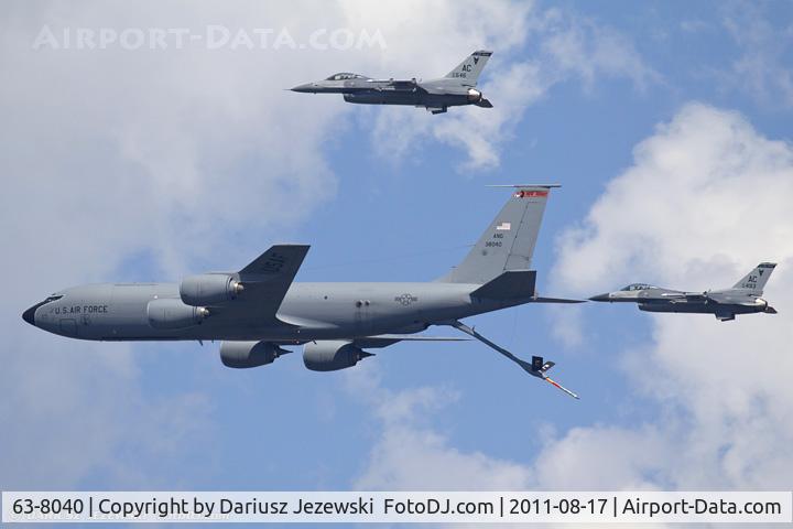 63-8040, 1963 Boeing KC-135R Stratotanker C/N 18657, KC-135E Stratotanker 63-8040 from 141st ARS Tigers 108th ARW McGuire AFB, NJ