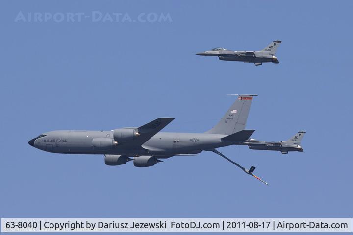 63-8040, 1963 Boeing KC-135R Stratotanker C/N 18657, KC-135E Stratotanker 63-8040 from 141st ARS Tigers 108th ARW McGuire AFB, NJ