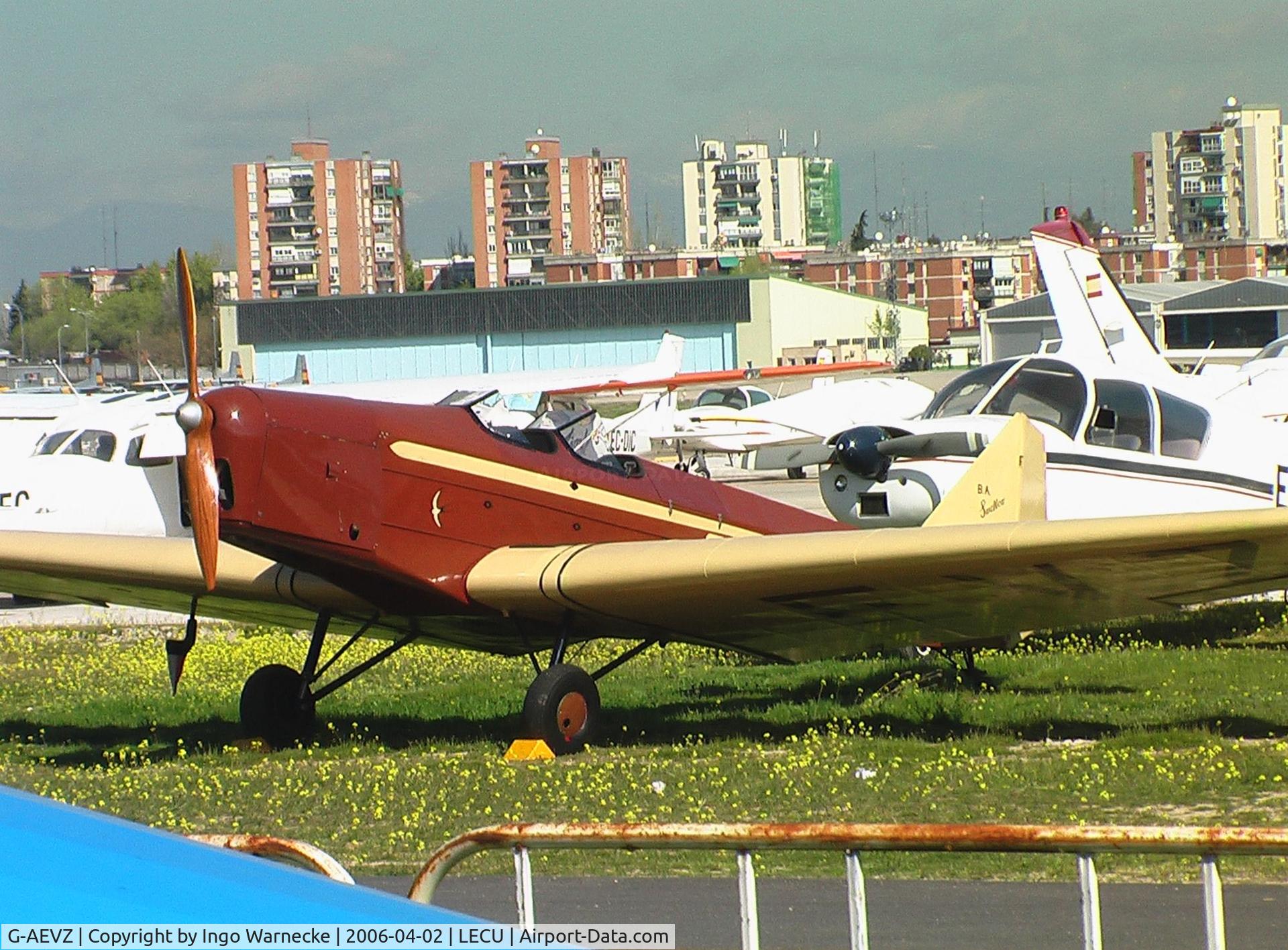 G-AEVZ, 1937 British Aircraft Manufacturing Company Ltd BA Swallow 2 C/N 475, British Aircraft BA Swallow 2 at Cuatro Vientos airfield in Madrid at the April airshow 2006 of the Fundacion Infante de Orleans