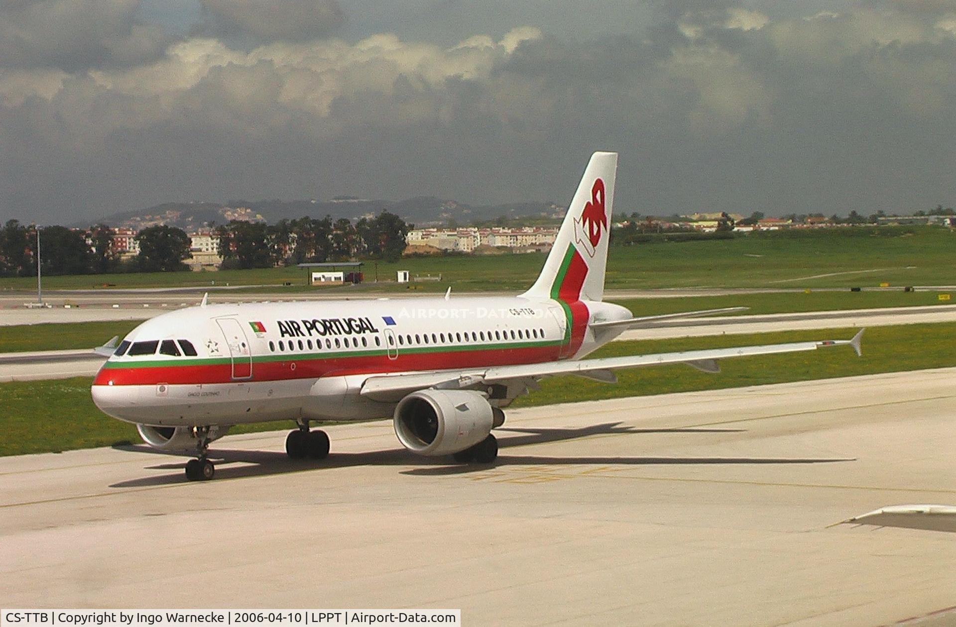 CS-TTB, 1997 Airbus A319-111 C/N 755, Airbus A319-111 of TAP at Lisbon Airport