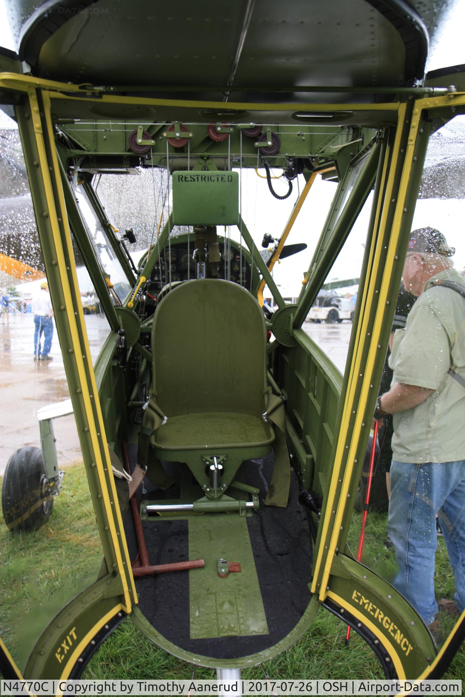 N4770C, 1949 Boeing YL-15 Scout C/N 47-0432 (20012), Boeing YL-15, c/n: 47-432, rear facing observer's seat