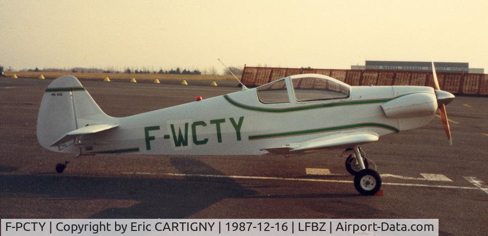 F-PCTY, 1987 Nicollier HN-433 Menestrel C/N 67, Before the certification flights.