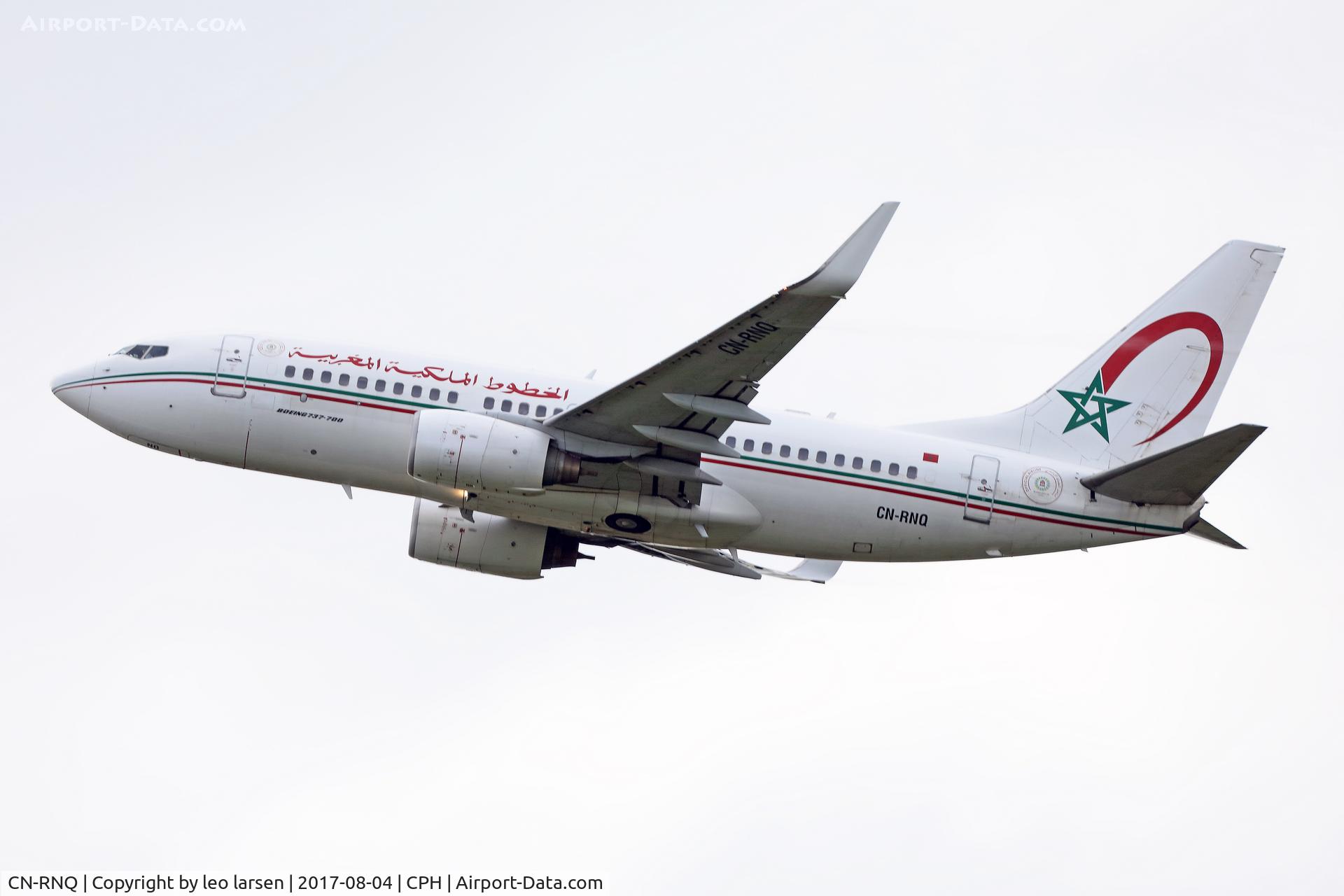 CN-RNQ, 2000 Boeing 737-7B6 C/N 28985, Copenhagen 4.8.2017