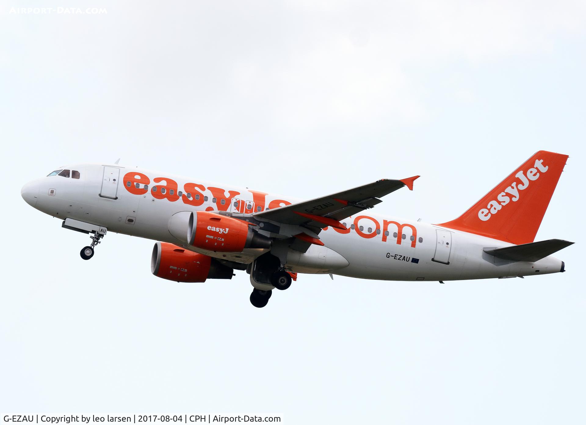 G-EZAU, 2006 Airbus A319-111 C/N 2795, Copenhagen 4.8.2017