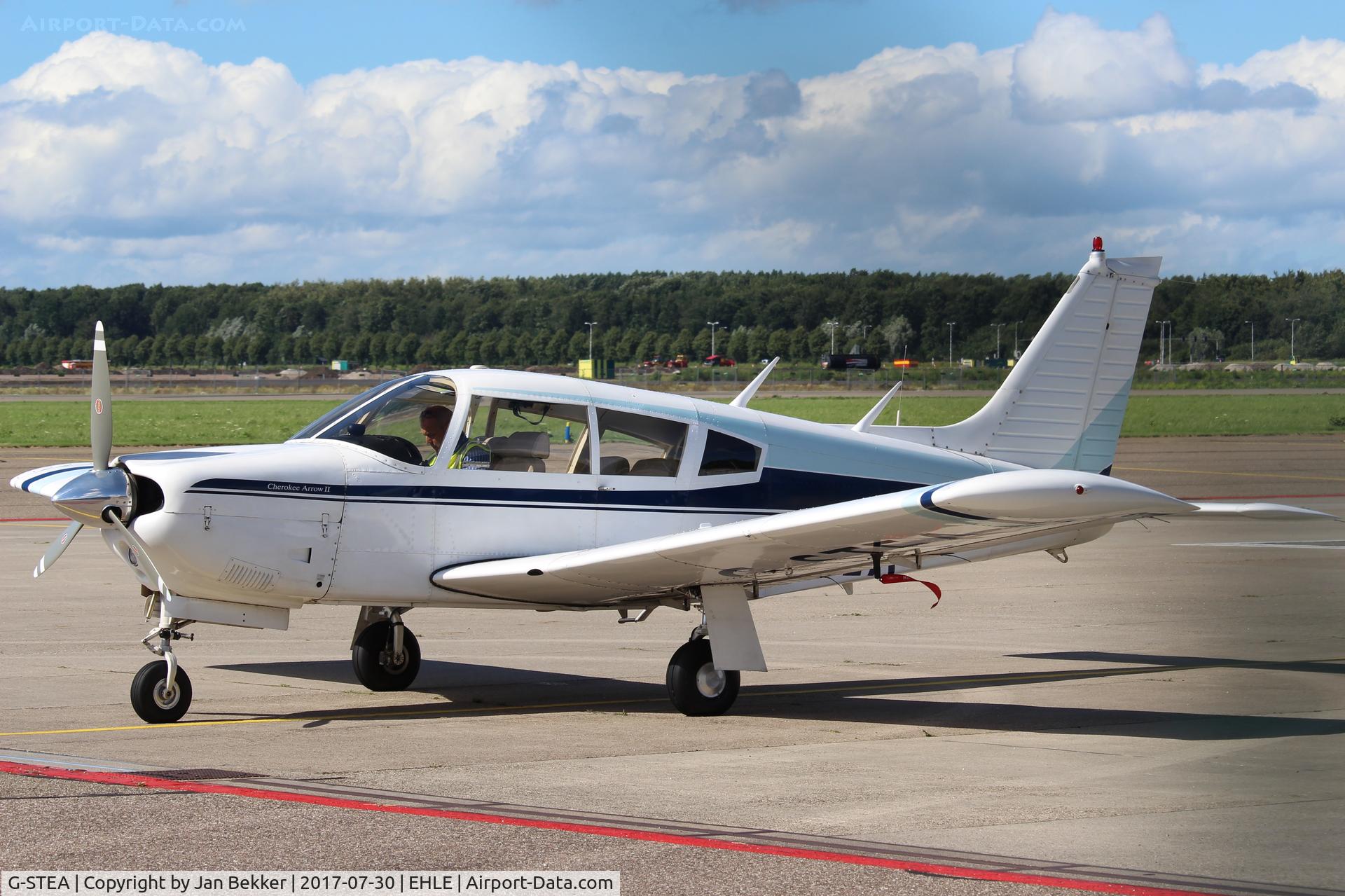 G-STEA, 1972 Piper PA-28R-200 II Cherokee Arrow C/N 28R-7235096, Lelystad Airport
