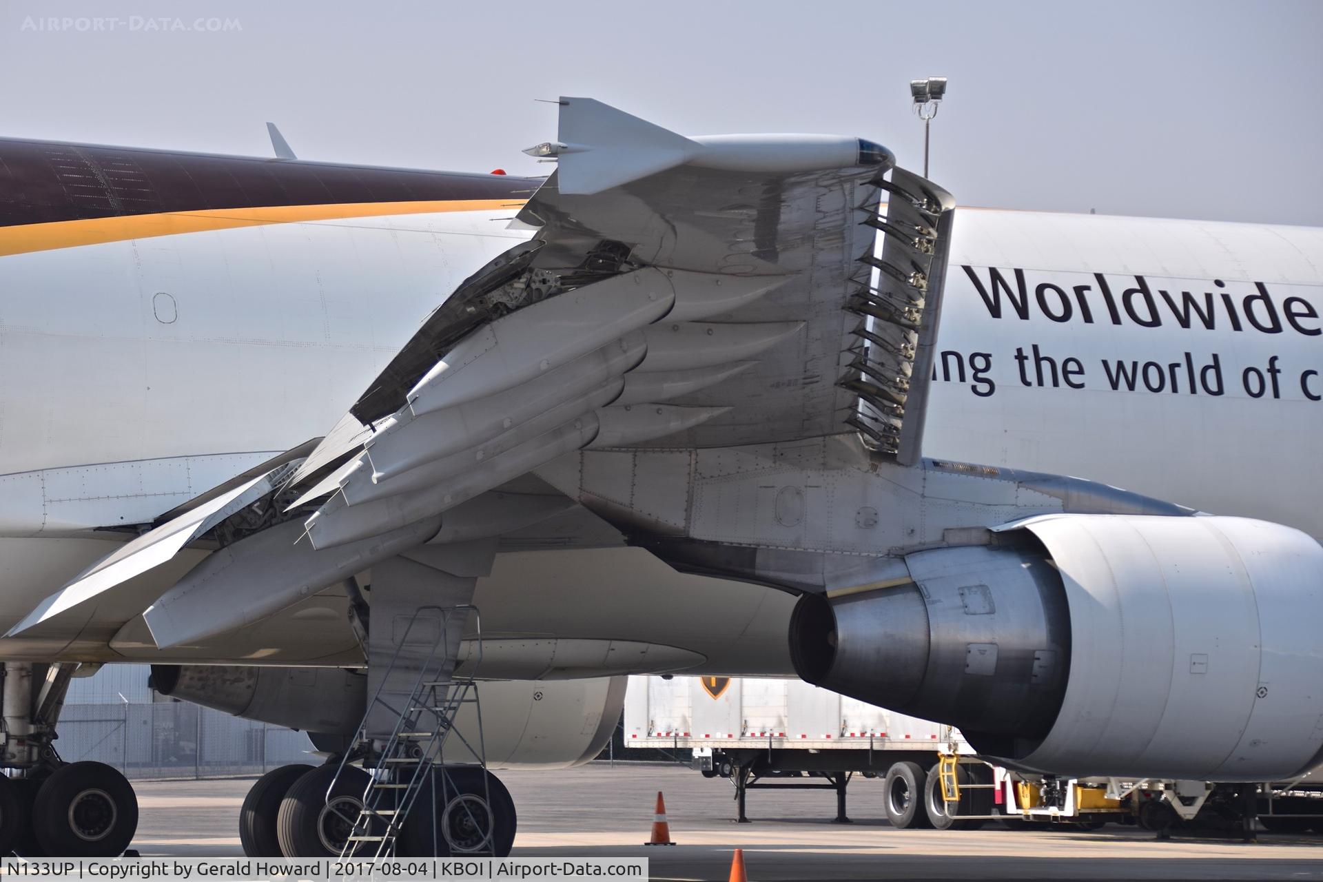 N133UP, 2001 Airbus A300F4-622R C/N 816, Parked on the UPS ramp getting some flat work done.