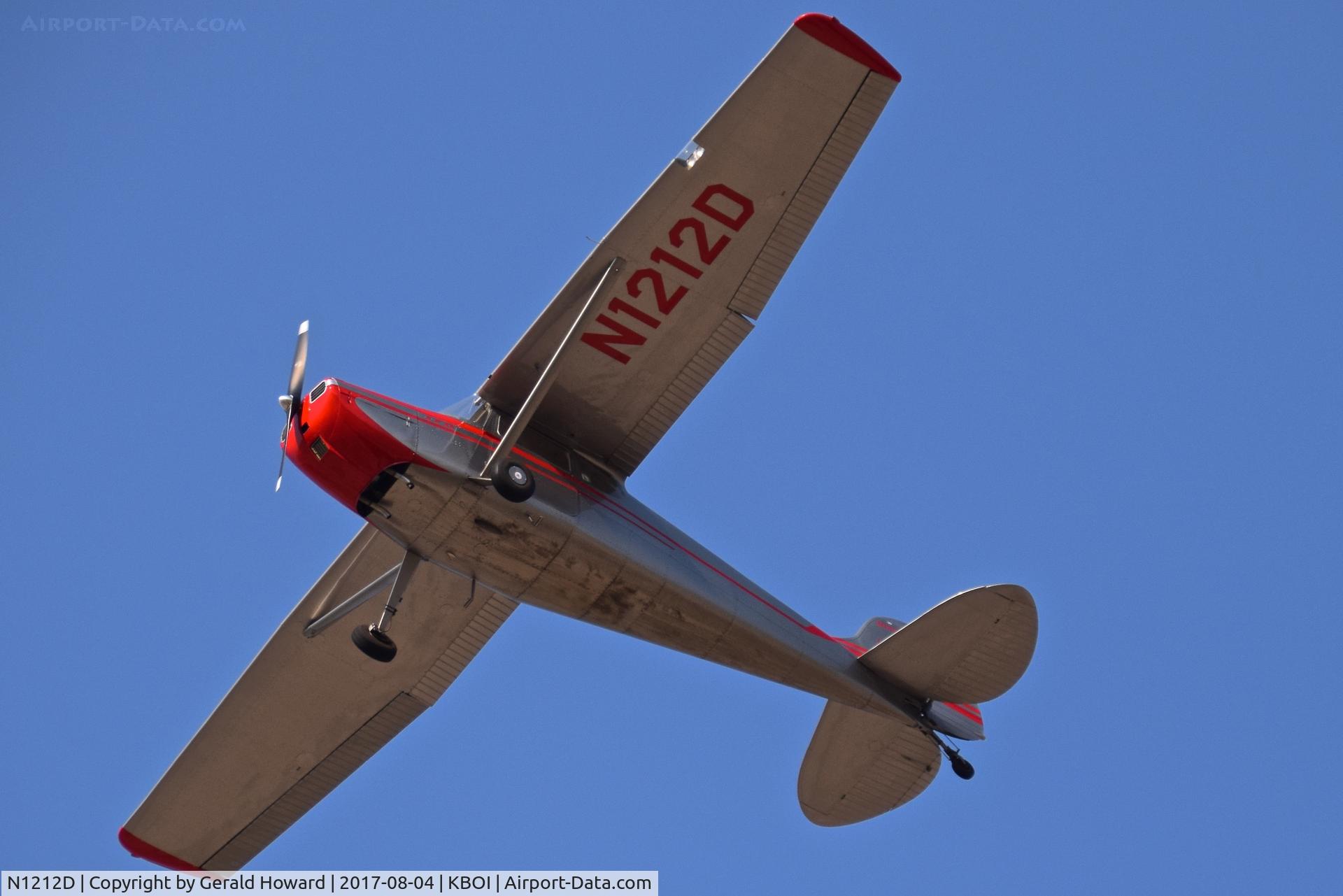 N1212D, 1950 Cessna 170A C/N 19766, Departure from RWY 10R.