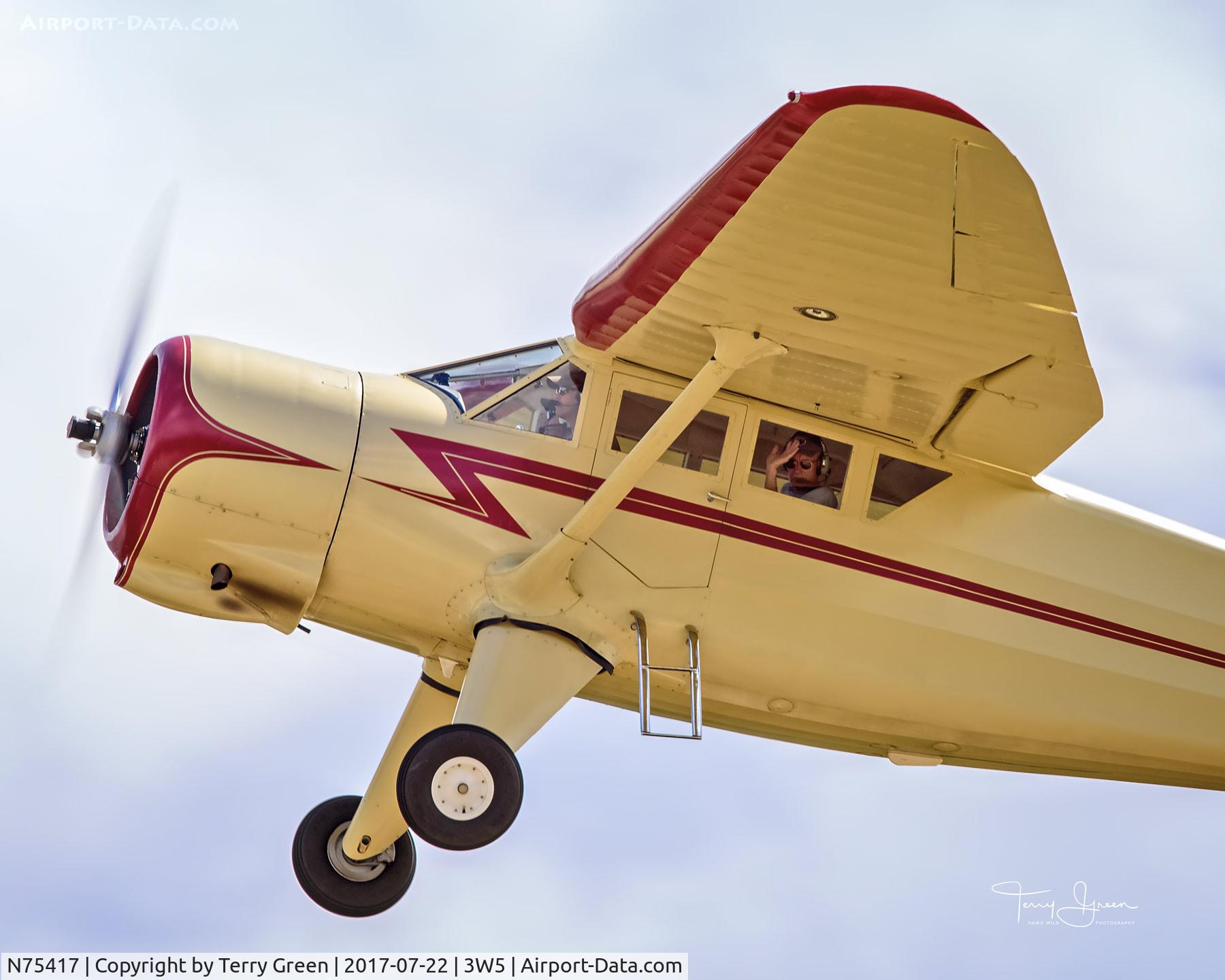 N75417, 1944 Stinson V77 Reliant C/N 77-475, 3W5