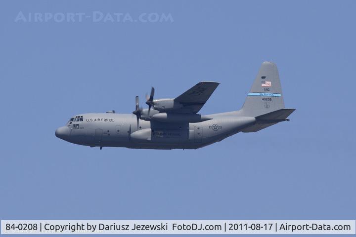 84-0208, 1984 Lockheed C-130H Hercules C/N 382-5046, C-130H Hercules 84-0208 from 142nd AS 166th AW New Castle AP, DE
