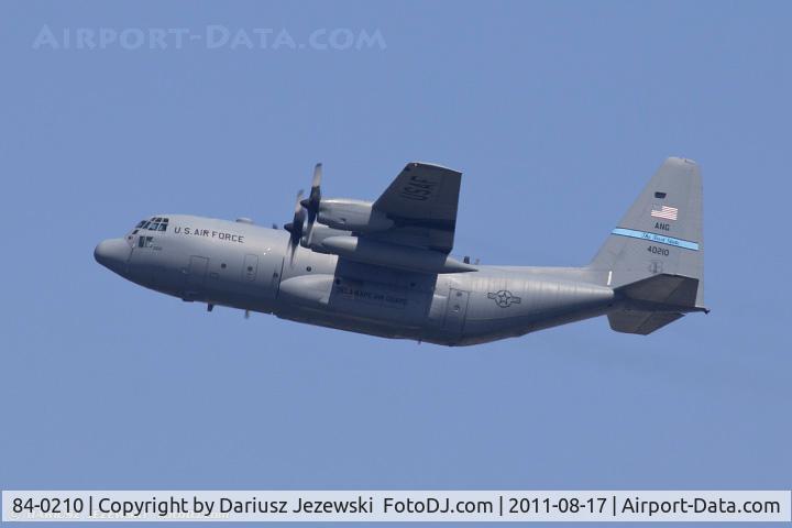 84-0210, 1985 Lockheed C-130H Hercules C/N 382-5049, C-130H Hercules 84-0210 from 142nd AS 166th AW New Castle AP, DE