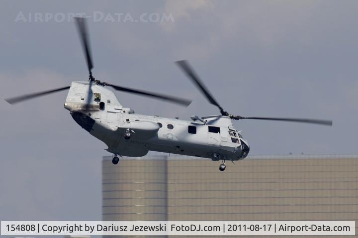 154808, 1968 Boeing Vertol CH-46E Sea Knight C/N 2415, CH-46D Sea Knight 154808 MQ-436 from HMM-744 Wild Goose NAS Norfolk, VA