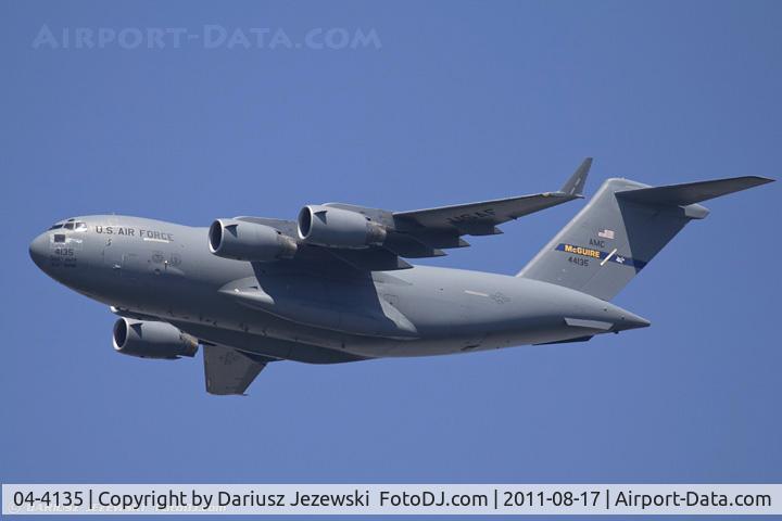 04-4135, 2005 Boeing C-17A Globemaster III C/N P-135, C-17A Globemaster 04-4135 from 6th AS Bully Beef Express 305th AMW McGuire AFB, NJ