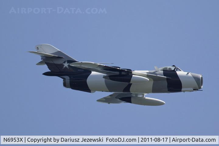 N6953X, PZL-Mielec Lim-6 (MiG-17) C/N 1J0511, PZL Mielec Lim-6 (MiG-17) CN 1J0511, N6953X