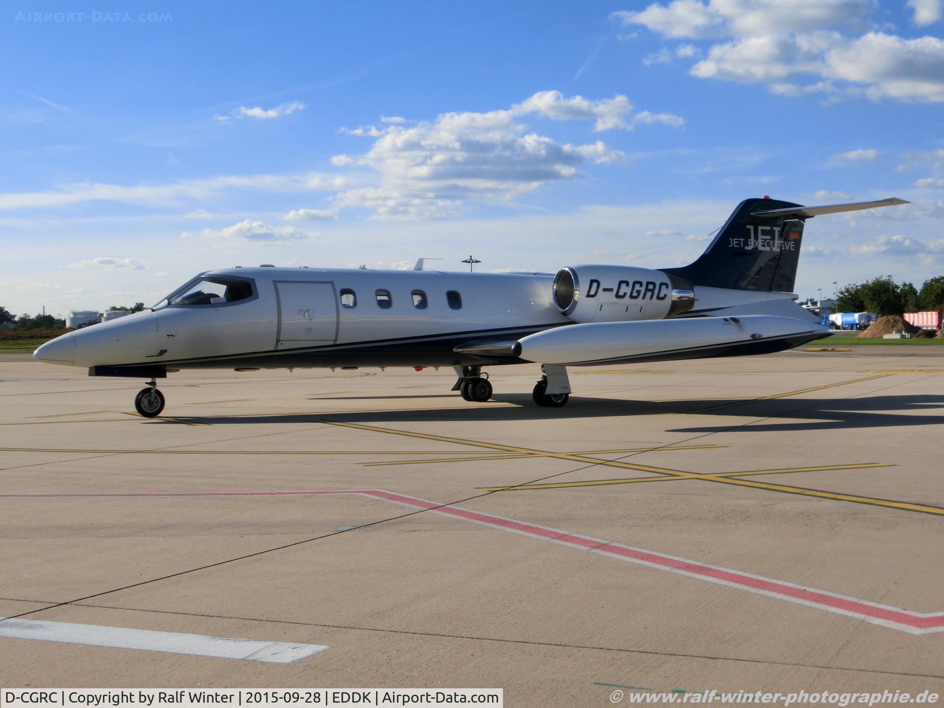 D-CGRC, 1979 Gates Learjet 35A C/N 35-223, Learjet 35A - JEI Jet Executive International - 35-223 - D-CGRC - 28.09.2015 - CGN