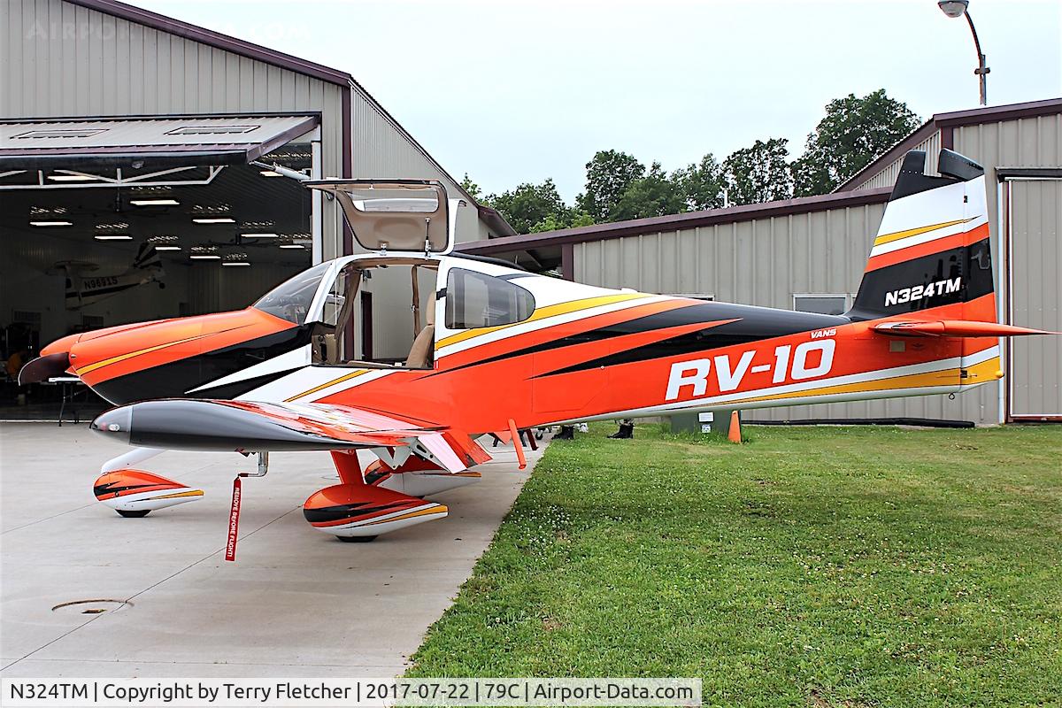 N324TM, Vans RV-10 C/N 40351, At Brennand Airport , Wisconsin