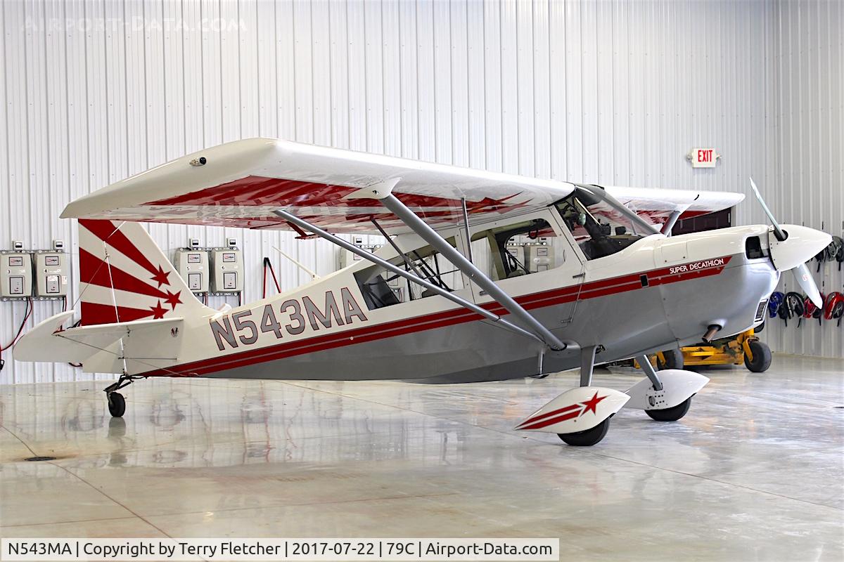 N543MA, 2004 American Champion 8KCAB Decathlon C/N 972-2004, At Brennand Airport , Wisconsin