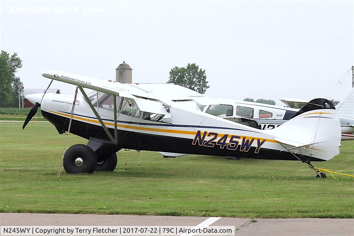 N245WY, 2015 Aviat A-1C-200 Husky C/N 3245, At Brennand Airport , Wisconsin