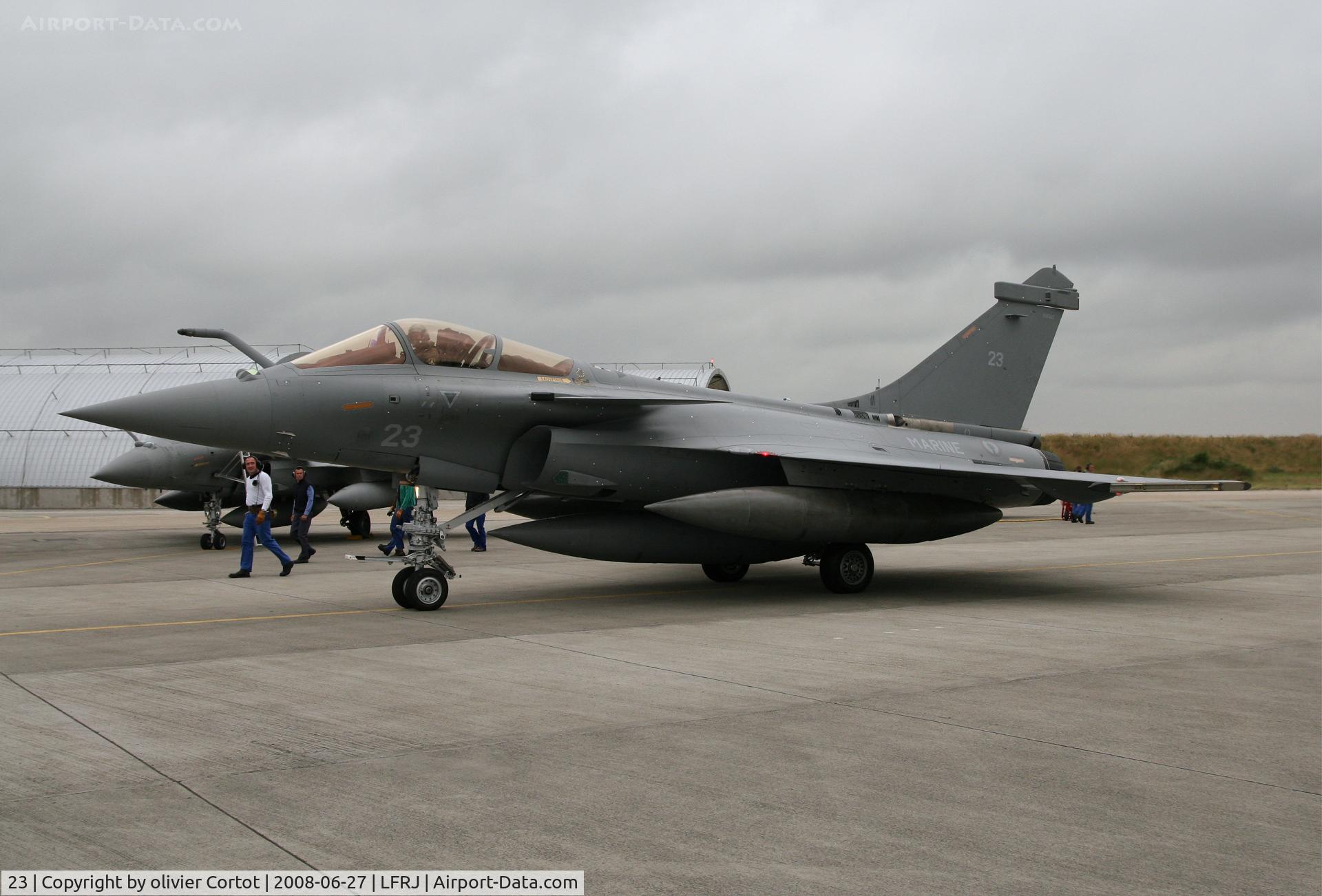 23, Dassault Rafale M C/N 23, Tiger meet 2008. this one was brand new then