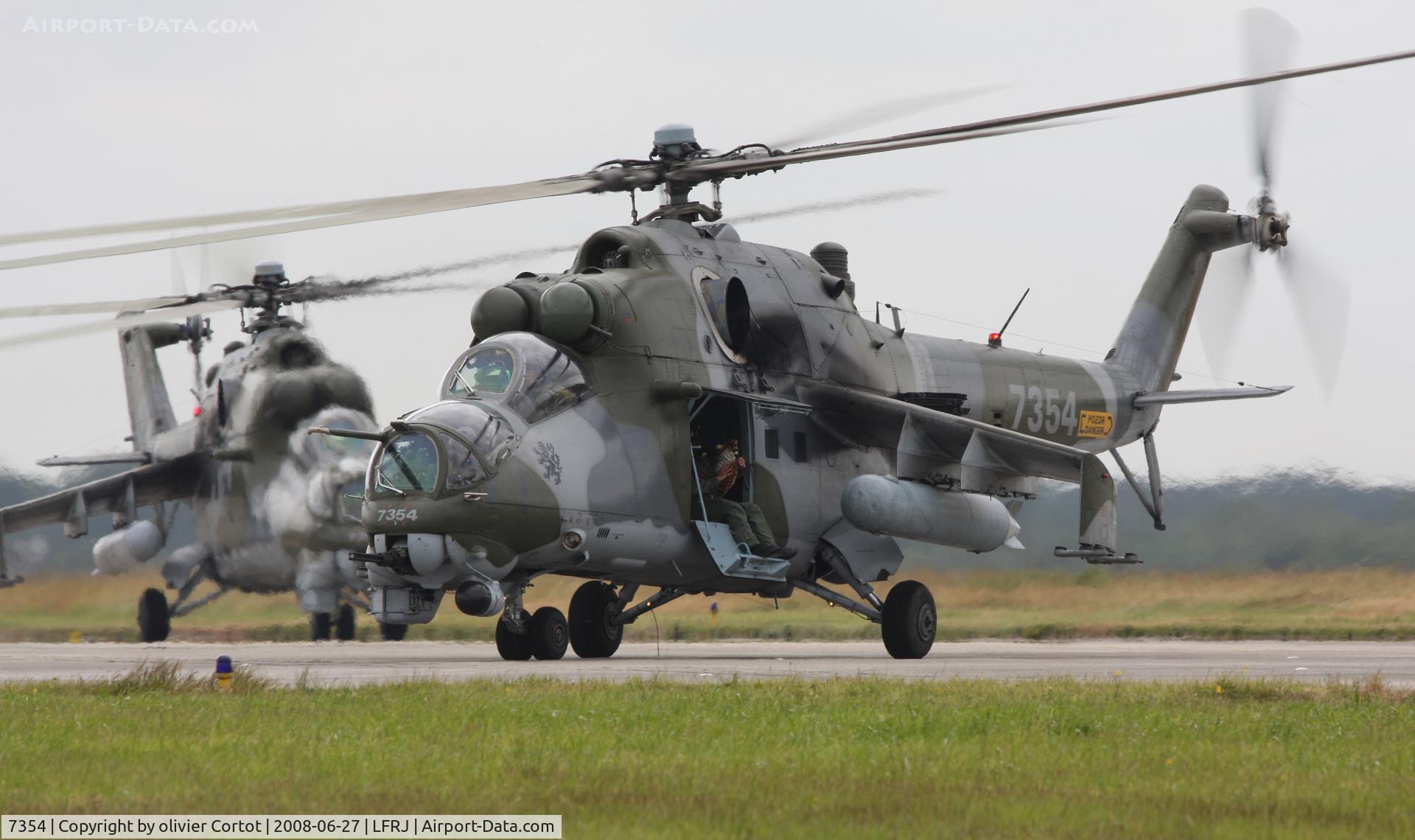 7354, Mil Mi-24V Hind E C/N 087354, Tiger meet 2008