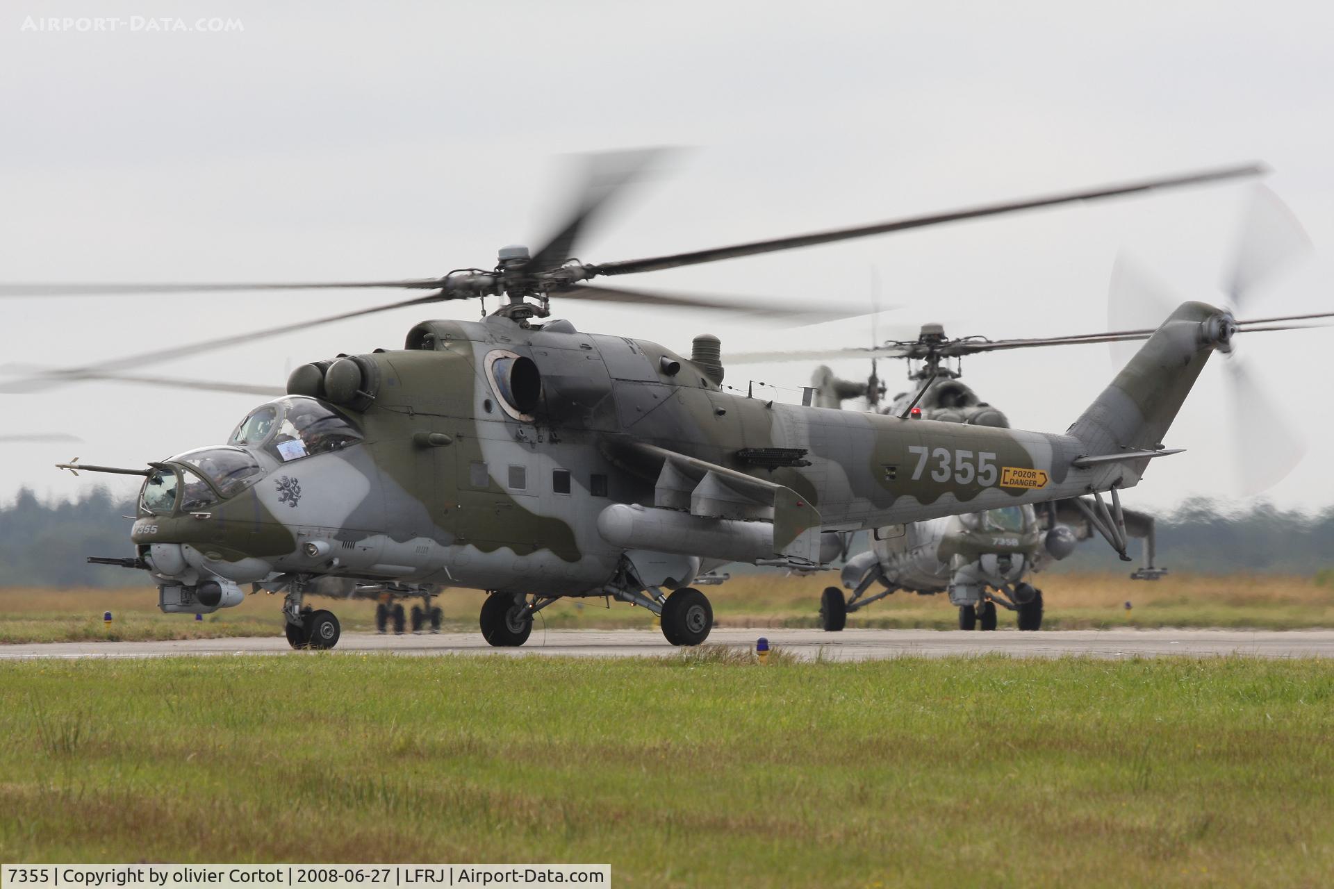 7355, Mil Mi-24V Hind E C/N 087355, Tiger meet 2008