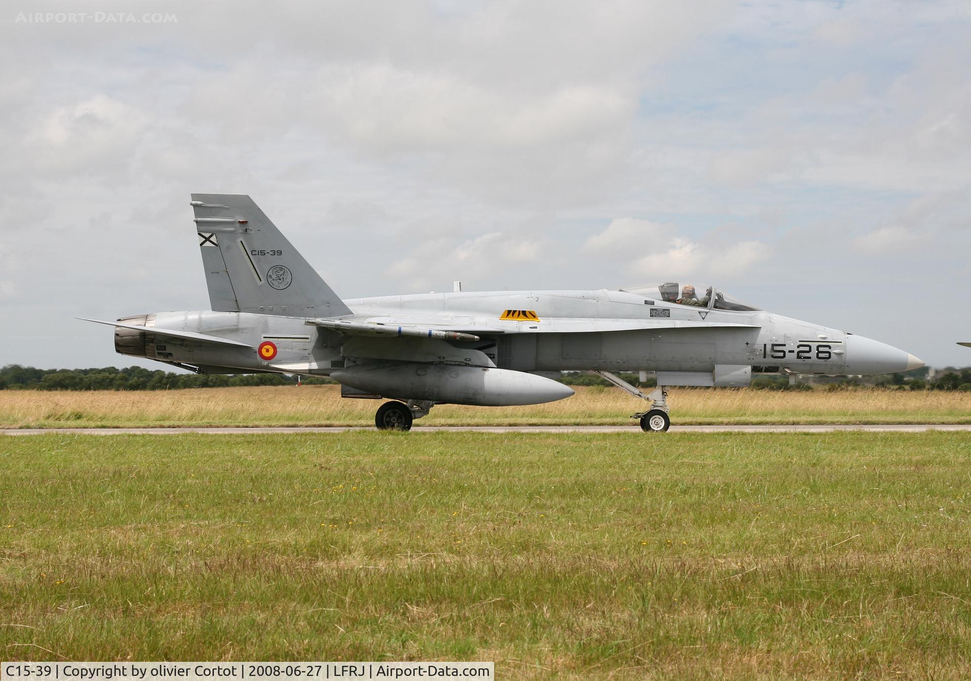 C15-39, McDonnell Douglas EF-18A Hornet C/N 0670/A544, Tiger meet 2008