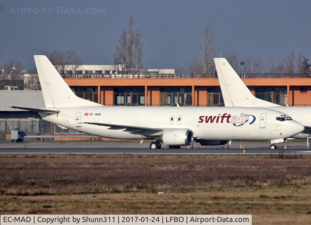 EC-MAD, 1992 Boeing 737-4Y0 C/N 25261, Parked at the Cargo apron...